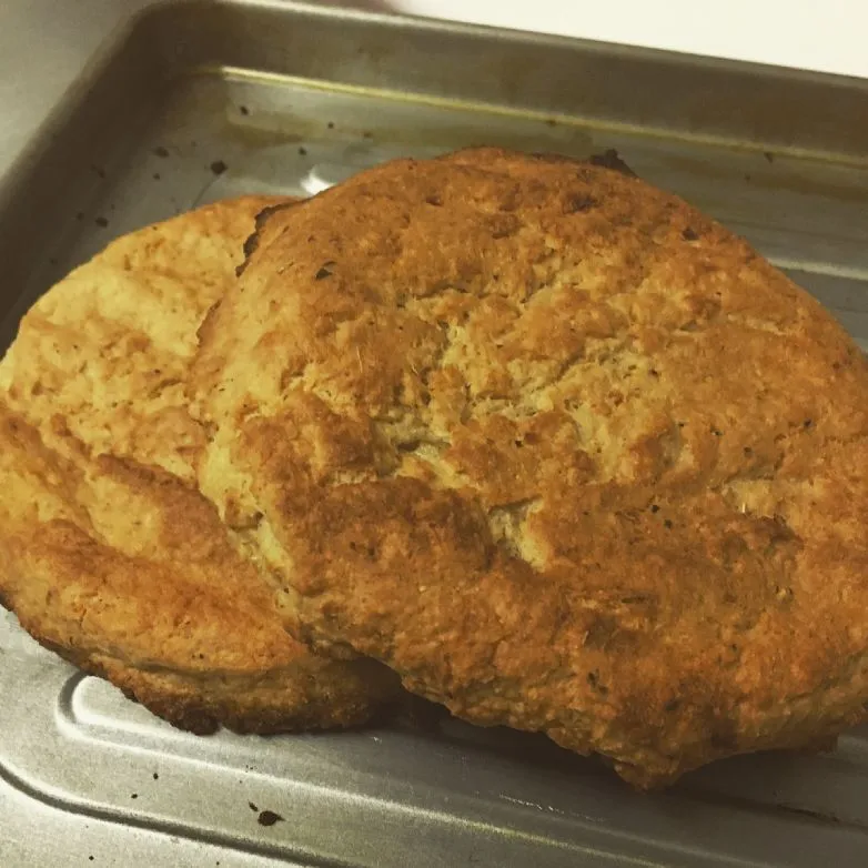 Gebackene Kartoffelpuffer