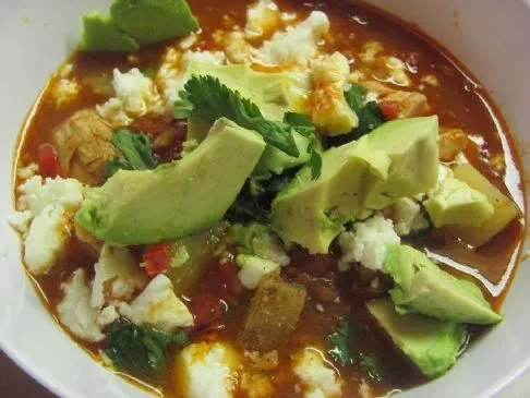 Hühnchen-Chorizo-Suppe