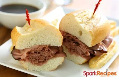 Slow Cooker French Dip Sandwiches