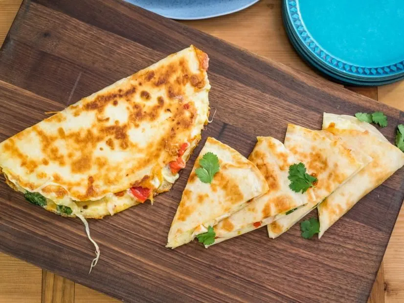 10 Minuten Hähnchen Quesadilla
