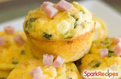 Mini-Quiches mit Spargel und Schinken