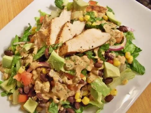 Zone Hühnchen Taco Salat