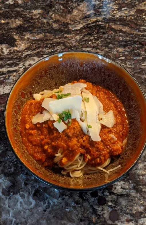 Schweinefleisch Spaghetti Sauce