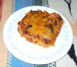 Rote Chile-Puten-Enchilada-Auflauf