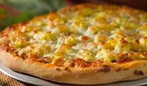 Frühstückspizza mit Speck