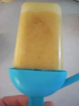 Ananas-Zimt gefrorene Frucht-Pops