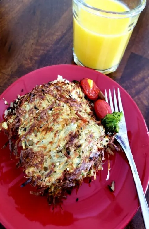 Pflanzenbasierte Kartoffel 'Omelette'