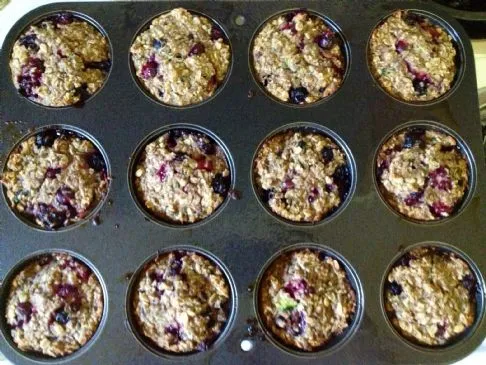 Bananen-Zucchini-Beeren-Muffins