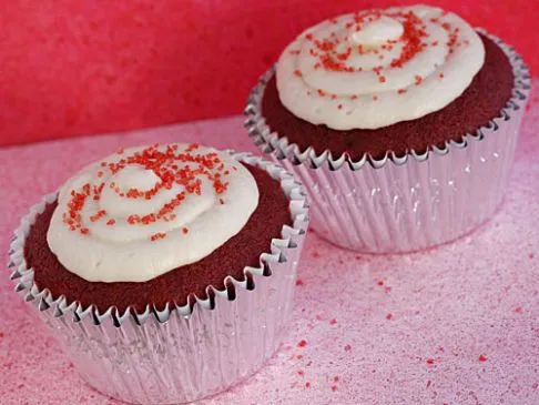 Leichte Red Velvet Cupcakes