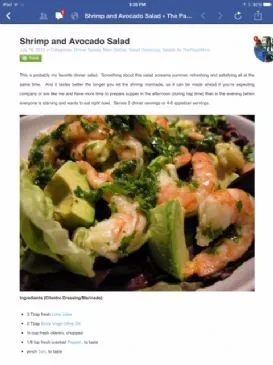 Garnelen-Avocado-Salat