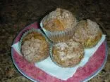 Kürbis-Apfel-Muffins mit Streusel-Topping