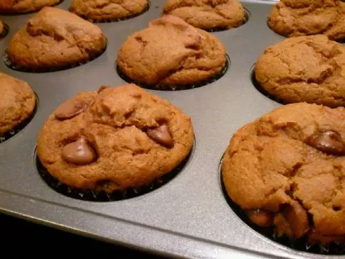 100 % Vollkorn-Kürbis-Muffins