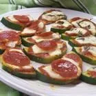 Gegrillte Zucchini-Pizza