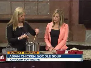 Asiatische Hühner-Nudelsuppe