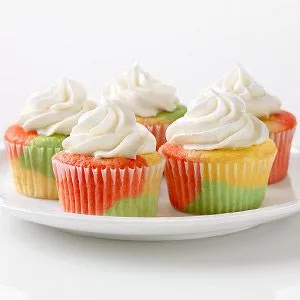 Frühling Pastell-Lite-Cupcakes