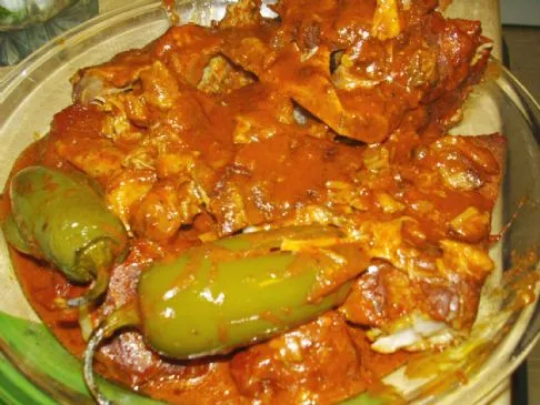 Rheas Puerco PIBIL (langsam in Bananenblättern gegart)