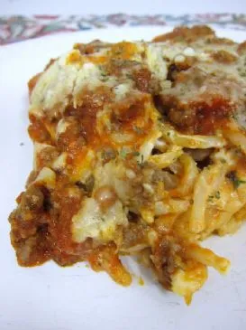 Überbackene Frischkäse-Spaghetti