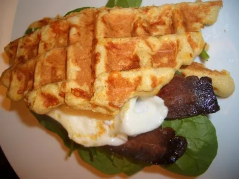 Cheddar-Maiswaffeln