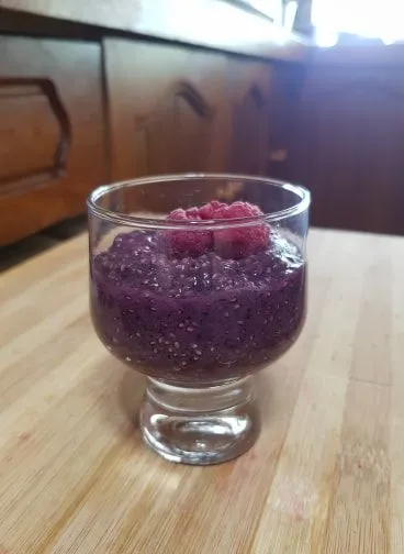 Heidelbeer-Chia-Pudding