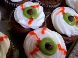 Reiche Rot-Augen-Cupcakes