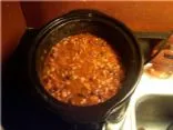 Fabelhaftes Crockpot Puten- und Bohnen-Chili