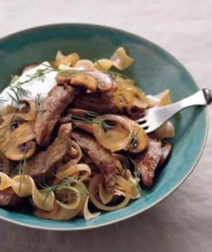 Rindfleisch Stroganoff