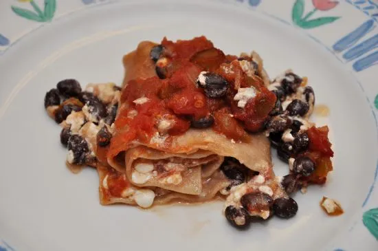 Fleischlose Lasagne-Rollen