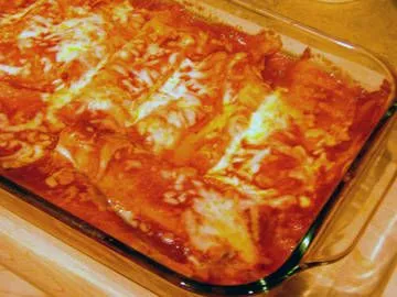 Neufcharel-Hühnchen-Enchiladas