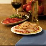 Pasta mit getrockneten Tomaten und Hühnchen