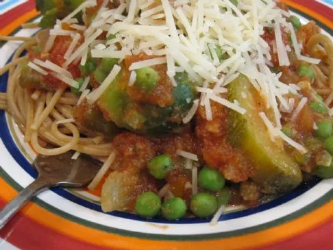 Slow Cooker Vegetarische Spaghetti-Sauce