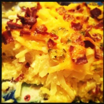 Bacon Cheese Hashbrown Auflauf