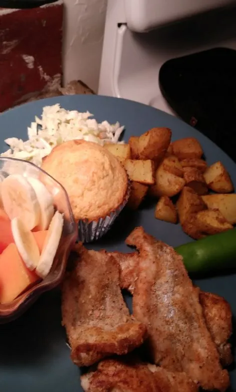 Knusprige Wels-Nuggets