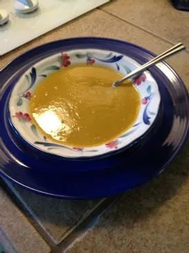 Butternut-Kürbis-Lauch-Suppe
