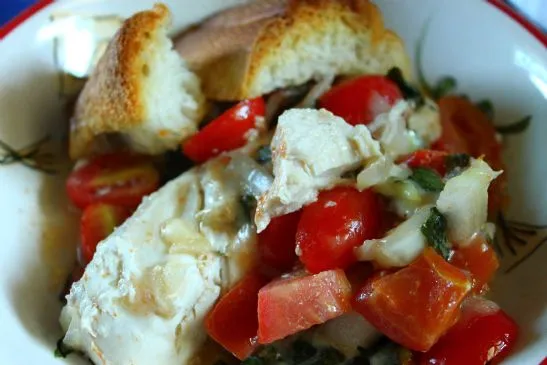 KimD's Bruschetta-Hühnchen-Auflauf