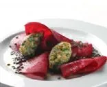 (Hauptgericht) Seebarsch-Kebabs & geröstete Rüben mit Cashew-Salat