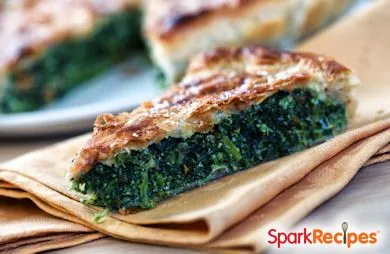 Spanakopita (Griechische Spinatpastete)