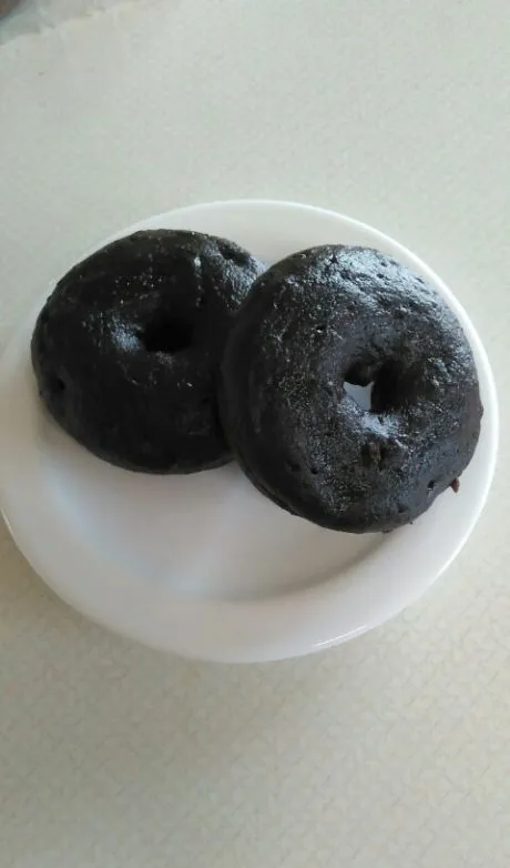 Leichte gebackene Donuts