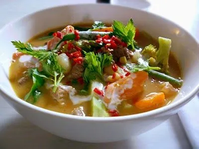 Fettarme - Glutenfreie schwarze Bohnen-Gemüsesuppe