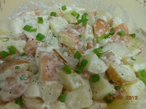 Rote Ranch-Kartoffeln