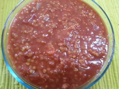 Einfache rote Linsensuppe, McDougall