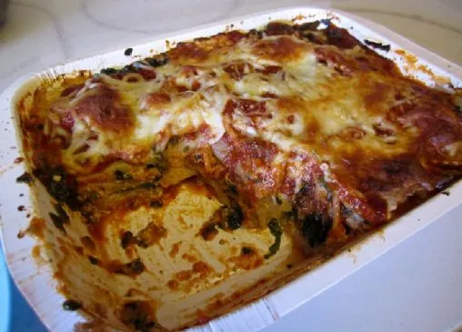 Ravioli & Escarole-Lasagne