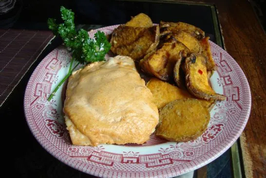 Gebackener Currylachs