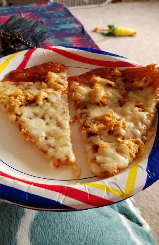 BBQ Hühnchen Fathead Pizza