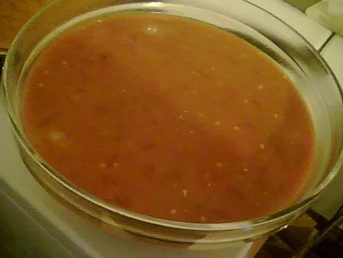 Kürbis- und schwarze Bohnensuppe