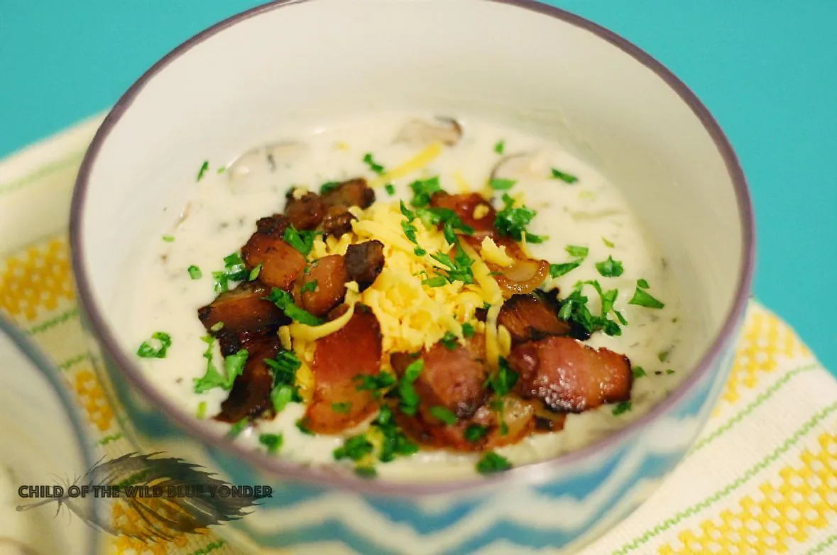 Ranch-Stil Kartoffelsuppe