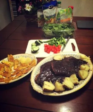 Prime Rib mit Balsamico-Grillsauce