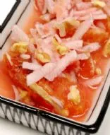 Blutorange und Schwarzer Rettich Salat