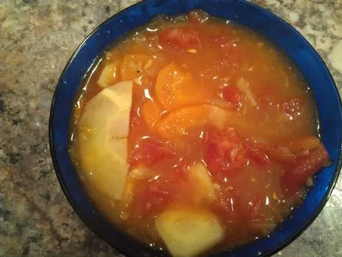 Pastinaken-Soffritto-Suppe