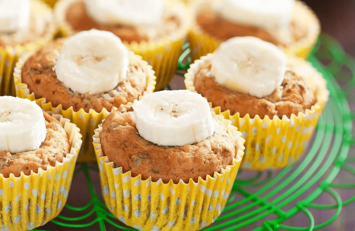 Vollkorn-Bananen-Muffins