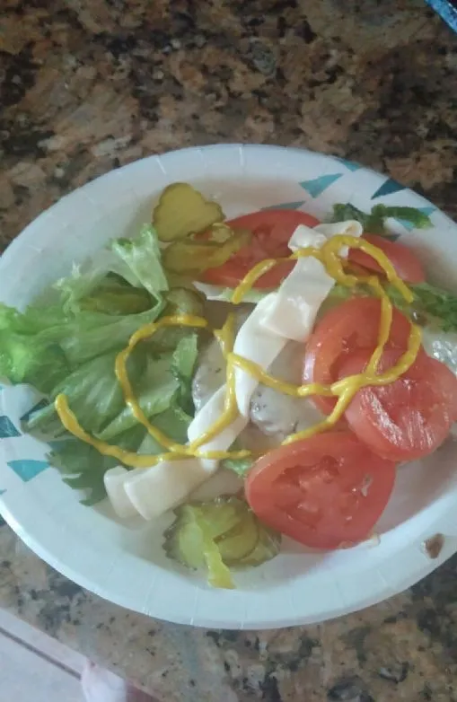 Burger-Salat